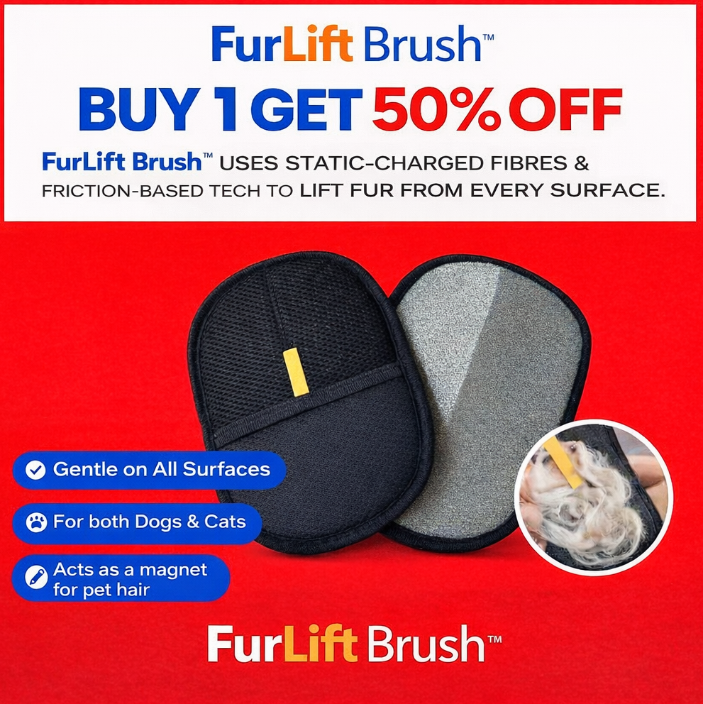FurLift Brush™ – Instantly Removes Pet Hair From Any Surface