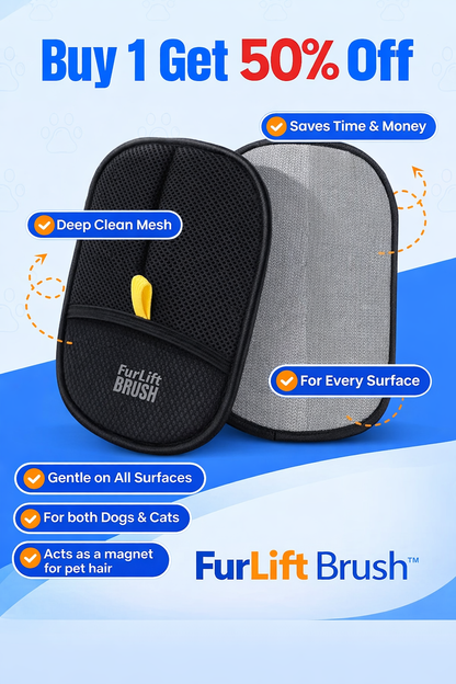 FurLift Brush™ – Instantly Removes Pet Hair From Any Surface